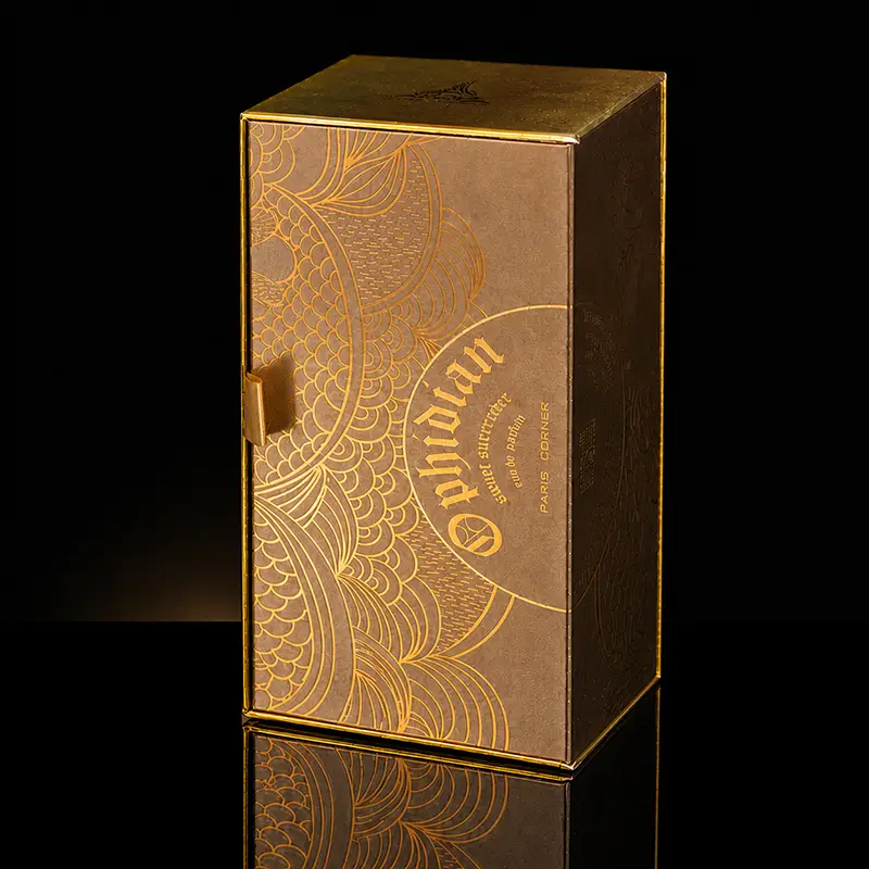 The ornate gold-embossed carton perfectly houses the Ophidian Sweet Surrender, an exquisite unisex EDP experience.
